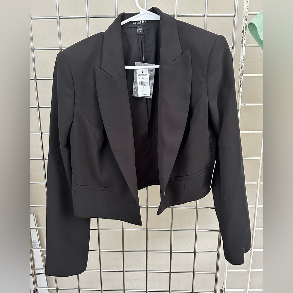 Express suit jacket black blazer